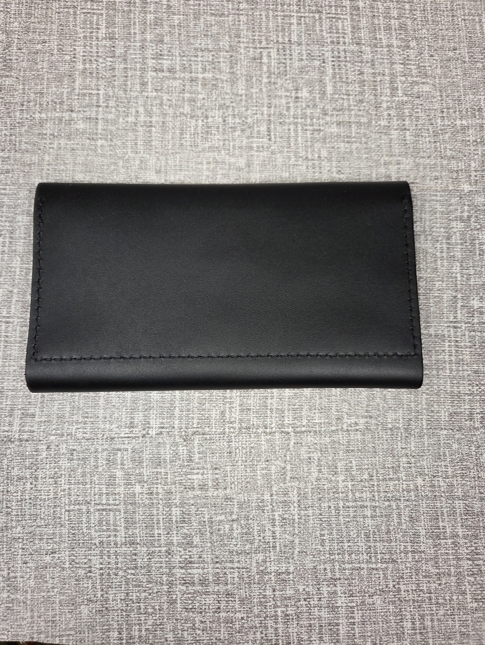 Rancher Wallet NEW Portland Leather Tri Fold Black Smooth - Picture 2 of 4